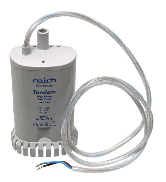 Dompelpomp Power pomp Twin, 12 V, los