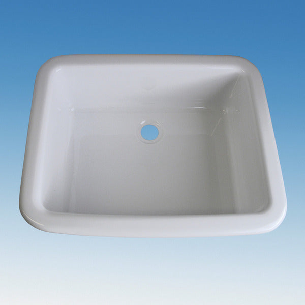 Mini wastafel 350x280 diepte 120mm wit