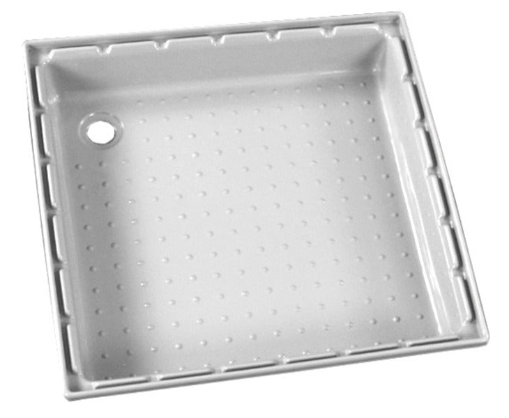 Douchebak van ABS, 650x650 mm, wit