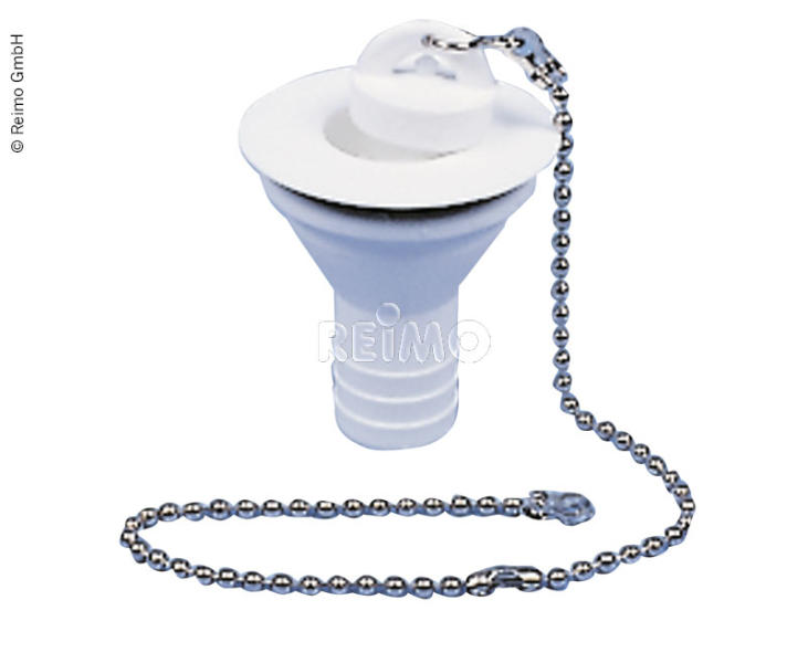 Waterafvoerset recht - slang 3/4", afvoeropening 19 mm,10er