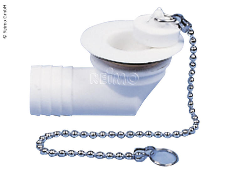 Waterafvoerset onder een hoek - slang 1", afvoeropening 31 mm