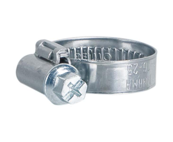 Slangklem 8-16mm diameter roestvrij staal