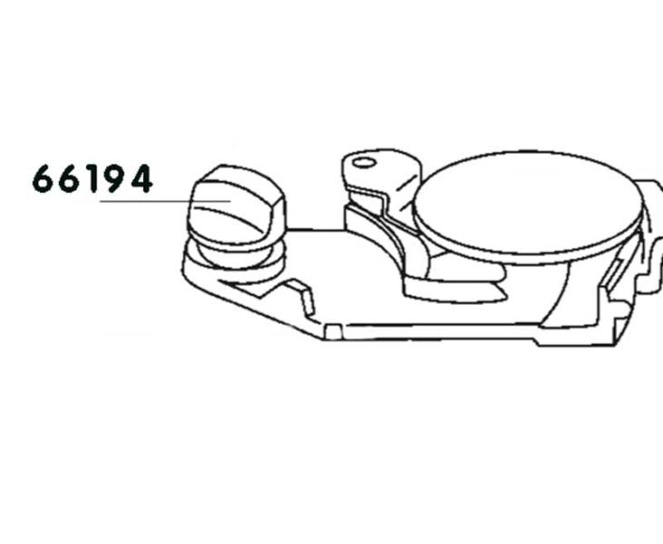Schuifknop afvaltankC200