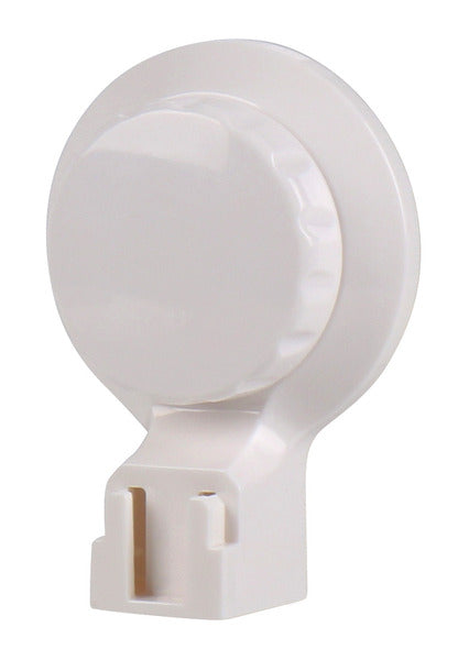 Toiletborstel met zuignap, wit