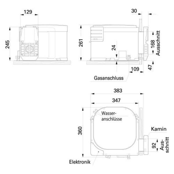 Truma-ketel BG10 Gasketel BG10 10L zonder waterketel