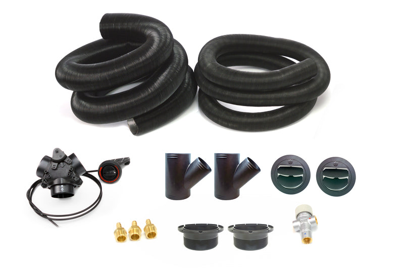 Universele warme doucheset 90 mm