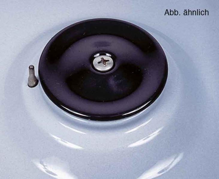 branderdop 62mm emaille met 2 schroeven
