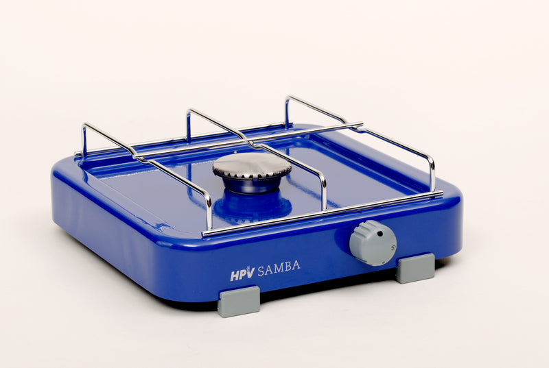 Gaskoker Samba 1 pit, 50 mbar - blauw