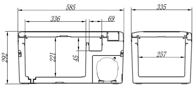 Compressorkoeler STYLE'N'COOL 20 l