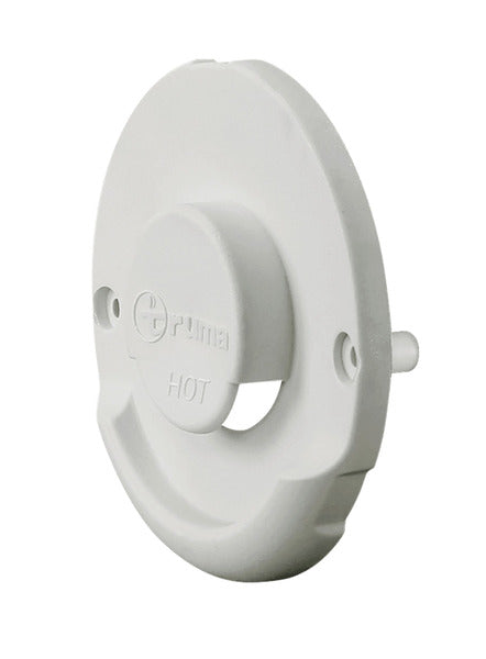 Open haard buitenste deel bianco voor wandhaard set ZR 80