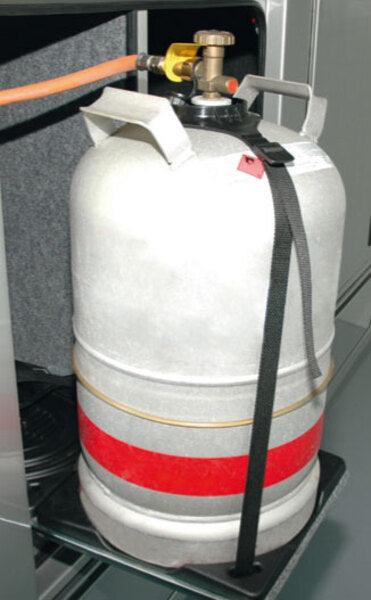 Gasfles houder voor vloermontage