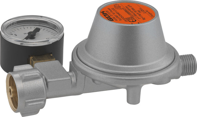 Drukregelaar met manometer, 50mbar