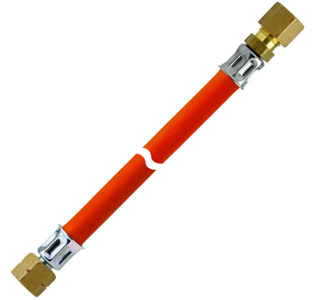 Marine gasslang 40cm, 8mm, buisfitting