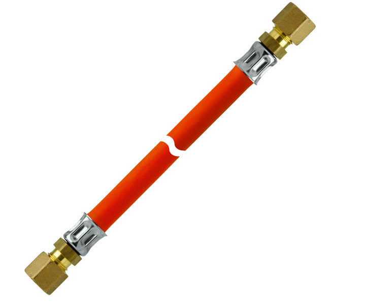 Marine gasslang 40cm, beide zijden RVS8x400mm