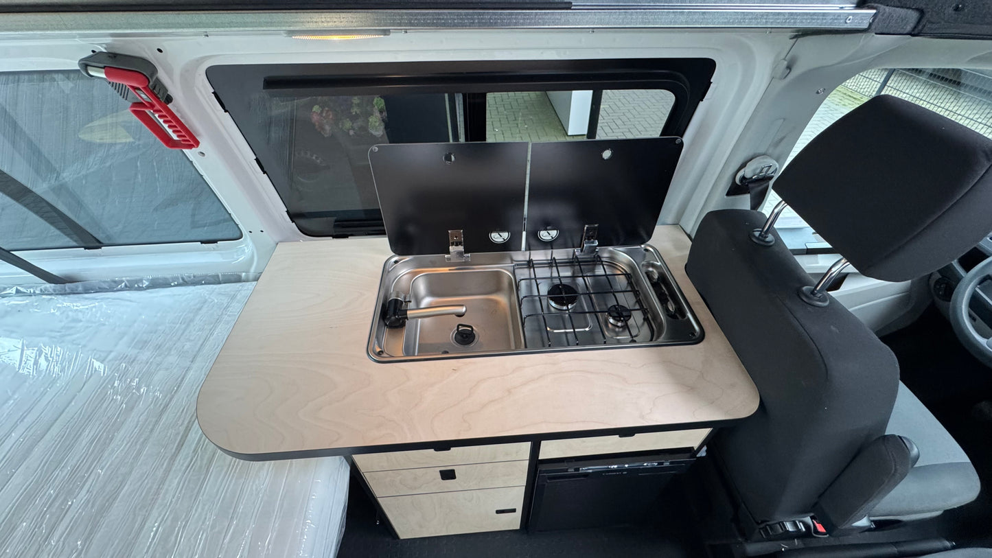 Volkswagen Transporter T6 2.0 TSI Buscamper 6 persoons 2017 Benzine