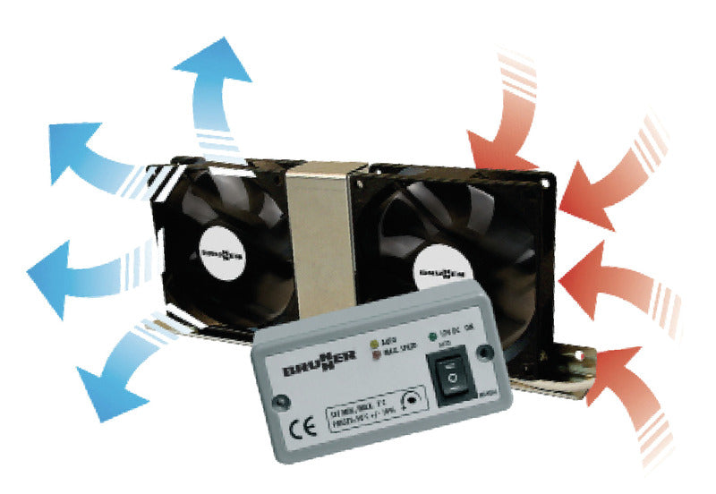 Vento Elektronische koelkastventilator (12V / 0,5A / 6W)