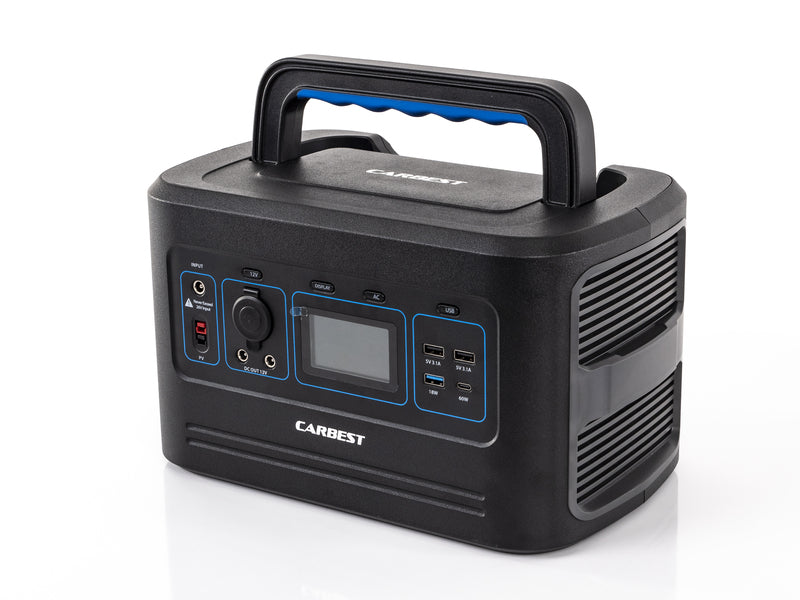 Carbest LithPowerUnit 48 – 48Ah LiFePO4 Powerstation | 614 Wh | 500W sinusomvormer | MPPT zonneregelaar