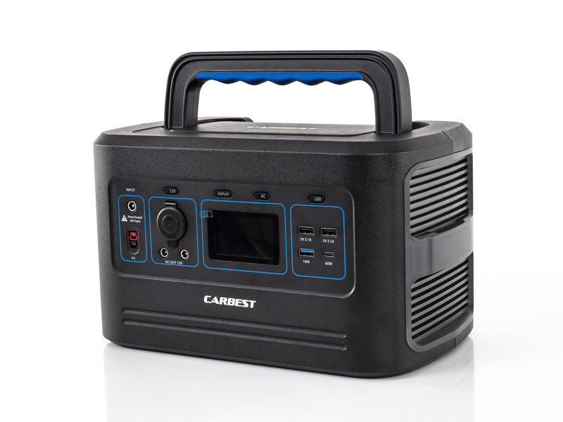 Carbest LithPowerUnit 48 – 48Ah LiFePO4 Powerstation | 614 Wh | 500W sinusomvormer | MPPT zonneregelaar