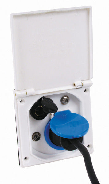 Quattro buitencontactdoos 230/12V