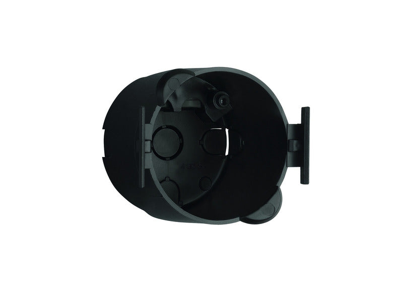 230V wandcontactdoos: Contactbeschermkap voor 2 kabels, installatiediepte 45mm.