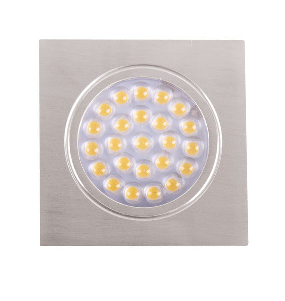 LED Spot 12V Alu geborsteld, Touch-switch, 1,6W, 24LED, 1,6W, 24LED
