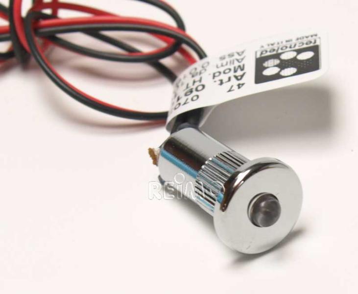 LED Spot Ingebouwde mini, DM 15mm, 0,2W, blauw