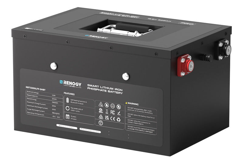 SMART 200 Accu onder de zitting 200 Ah