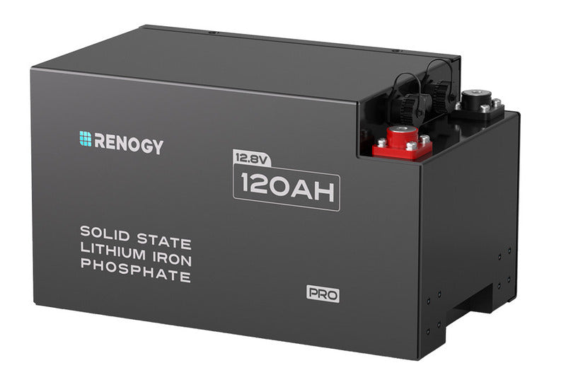 SOLID STATE LiFePO4-accu voor onder de stoel, 120 Ah