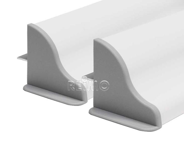 Zonnepaneel montage spoiler set, breedte tot 550mm, 1 paar, 4 hoeken, 2 stuks