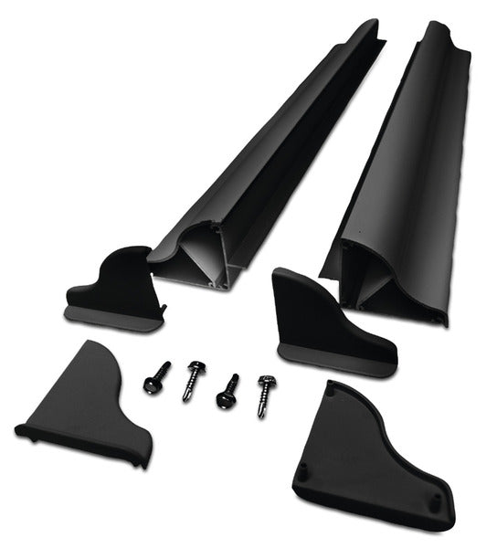 Zonnepaneel montage spoiler set, breedte tot 550mm, 1 paar, 4 hoeken, 2 stuks
