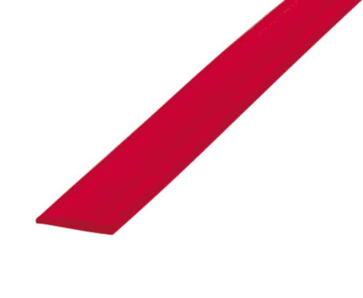 Afdekprofiel rood 12mm, 10m rol