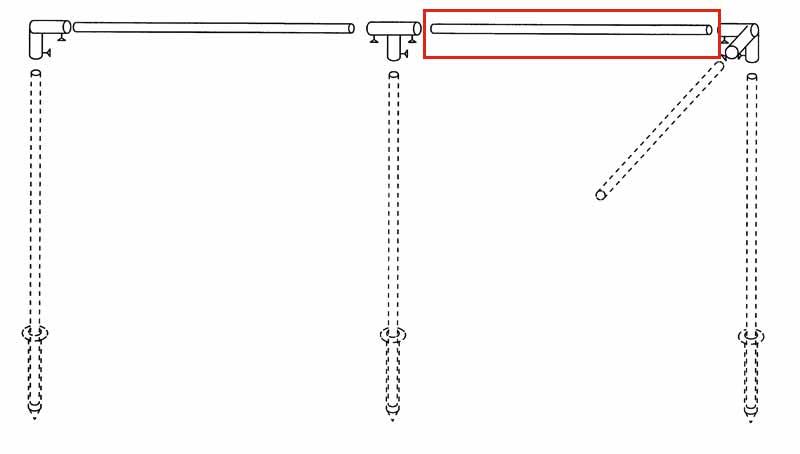 Windbreekverbinding Tussenbuis, staal