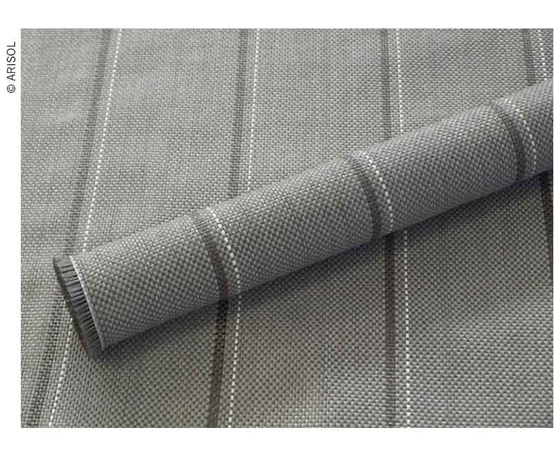 Tenttapijt Arisol Standart, grijs B250xL300cm, gestreept, 300g/m2