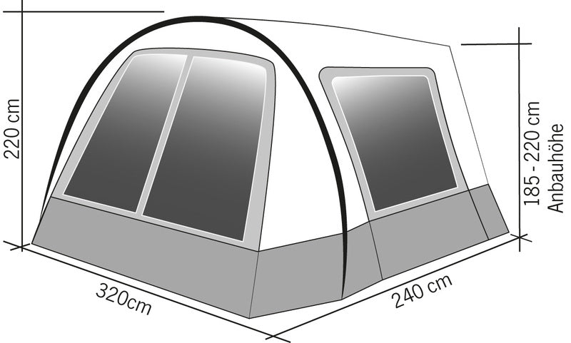 Hispaniola voortent / luifel voor campers