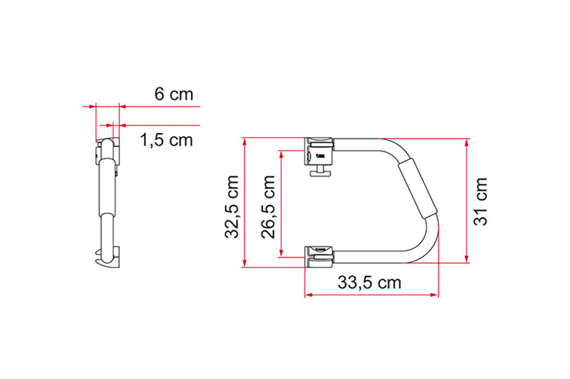 Beveiliging deurslot 31 cm