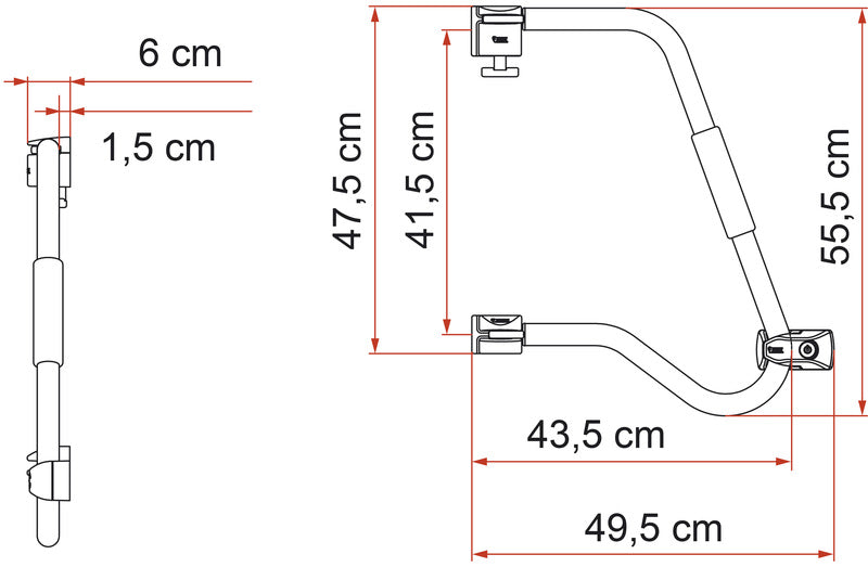 Veiligheid Pro deurslot 46 cm