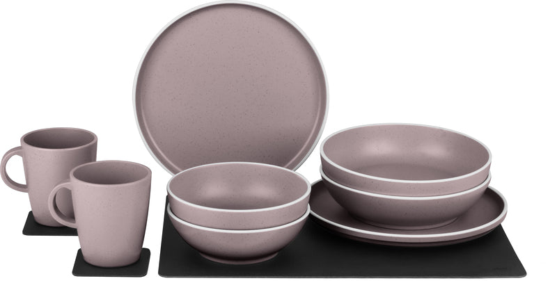 DOLOMIT MAGNETIC ROSE, servies voor 2 personen