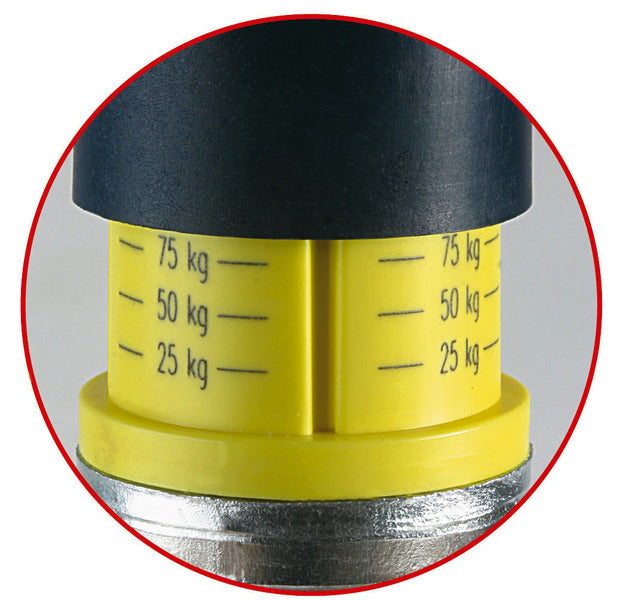 Steunwiel 220x70, 48mm zacht rubber, Winterhoff