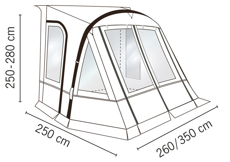 Camperluifel One Beam Air High