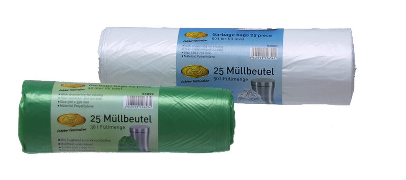 Vuilniszak rol 50L / 25st, zwart