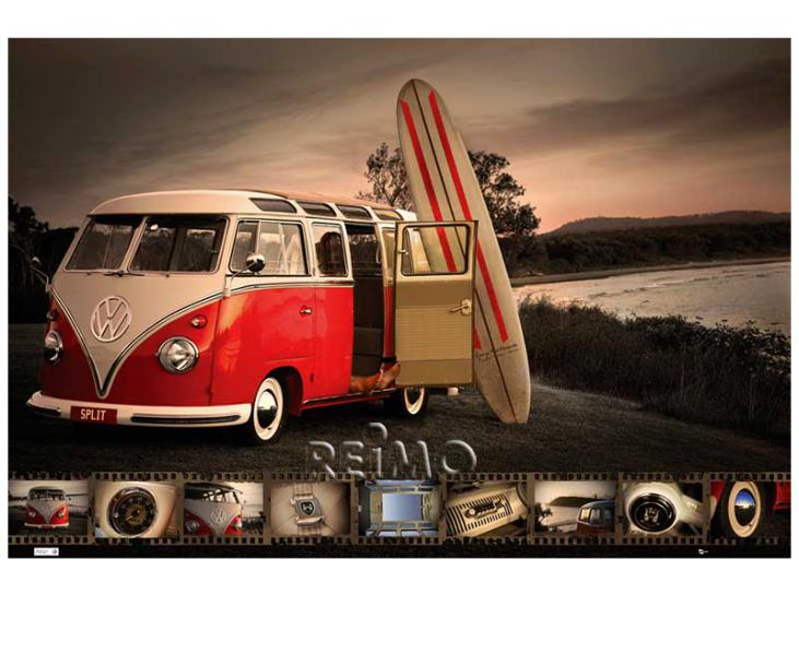 20 maxi posters VW Collection 'VW Bus Surfboard'