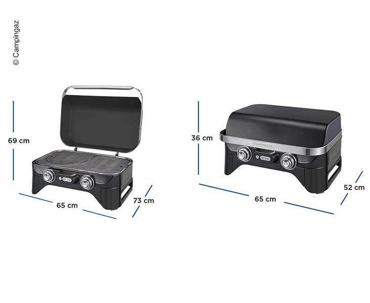 Campingaz tafelgrill ATTITUDE 2100 EX, 30mbar, 5kW, InstaStart ontsteking