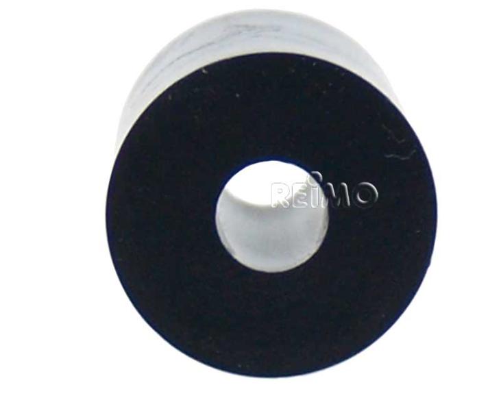 Afstandhuls rond zwart PA, H28mm x 24mm, midden gat 8,4mm