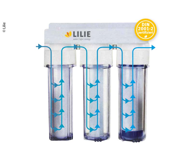 Certec 3-traps waterfilter