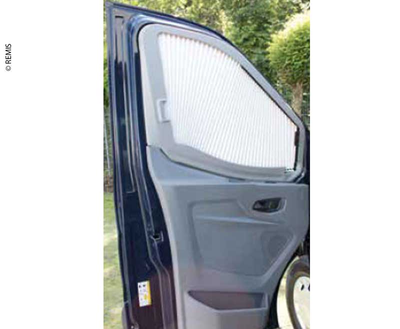 Ford Transit zijruitenrolgordijn Links vanaf 2014 grijs