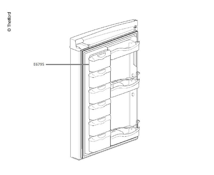 Türfach klein Voor N3115