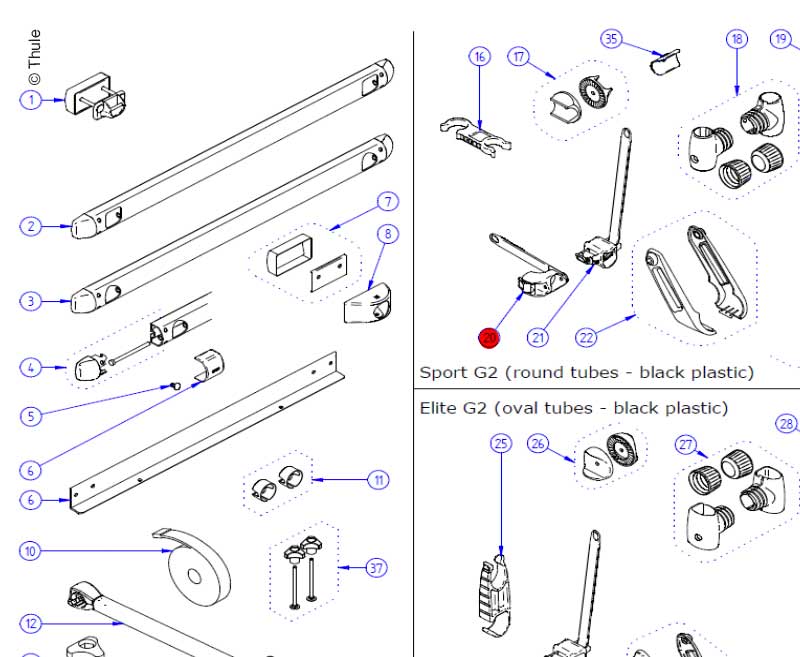 Platform Lock Verticaal (2x)