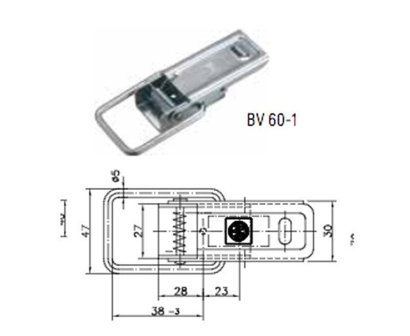 Winterhoff BV 60-1 zijplaatslot