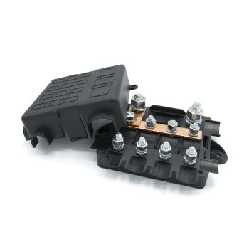 iMaXX 200A zekeringhouder distributieblok busbar 0 - 58v, 1x megaOTO 500A en 4x midiOTO