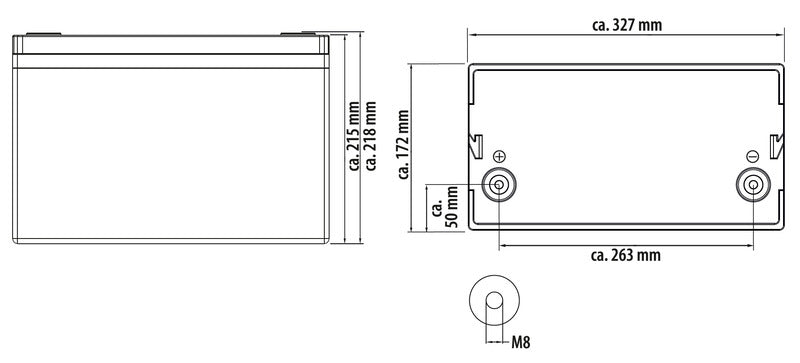 MC Camping MC-LB150 – Lithium Accu 12V 150Ah (LiFePO₄)